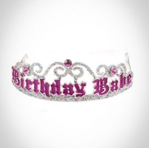 Birthday Babe Glitter Tiara
